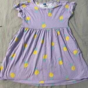 Old Navy Lavender Dress with Lemon Print